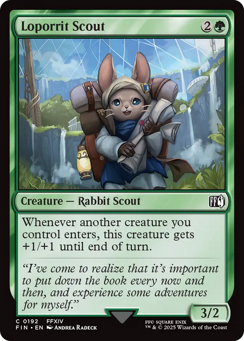 Loporrit Scout (FIN-192) - FINAL FANTASY Foil