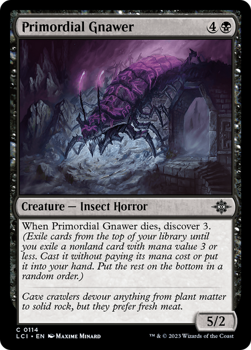 Primordial Gnawer (LCI-114) - The Lost Caverns of Ixalan Foil