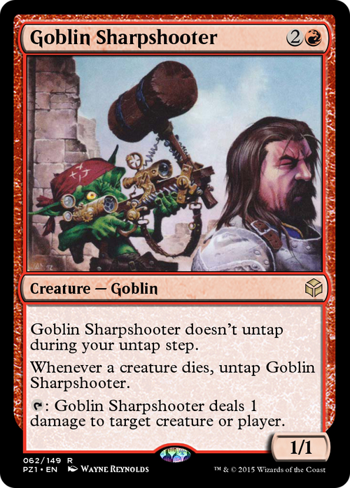 Goblin Sharpshooter (PZ1-062) - Legendary Cube Prize Pack