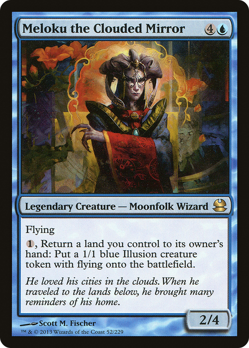 Meloku the Clouded Mirror (MMA-052) - Modern Masters Foil