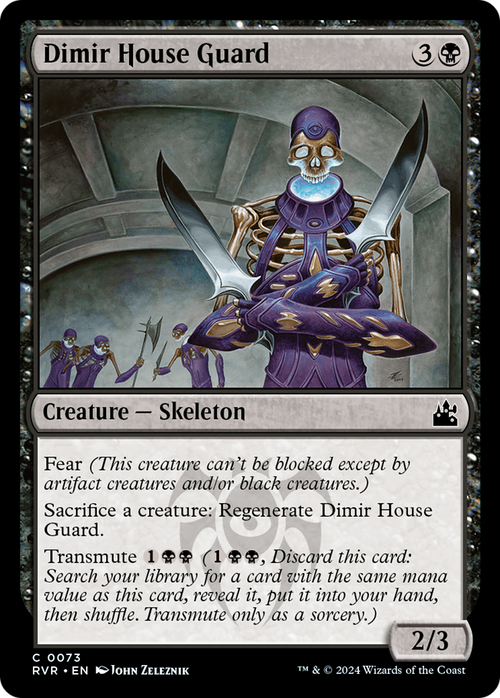 Dimir House Guard (RVR-073) - Ravnica Remastered Foil
