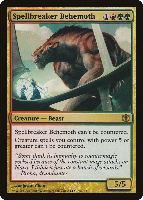 Spellbreaker Behemoth (ARB-060) - Alara Reborn Foil