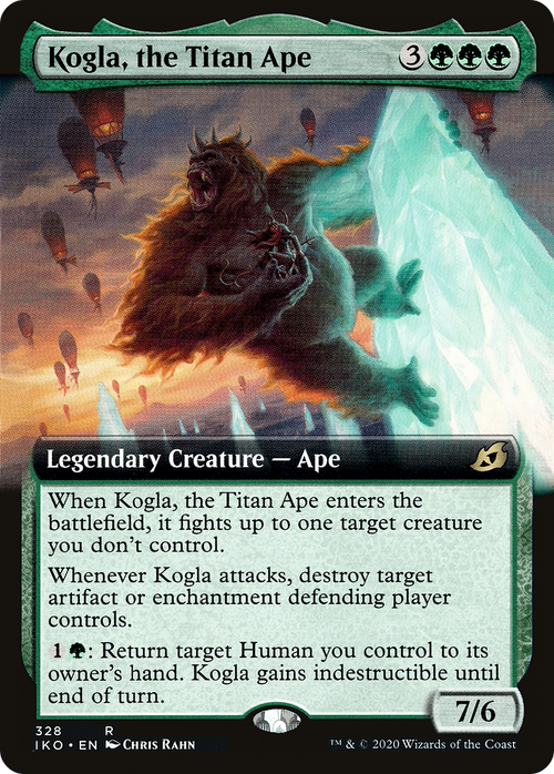 Kogla, the Titan Ape (Extended Art) (IKO-328) - Ikoria: Lair of Behemoths: (Extended Art)