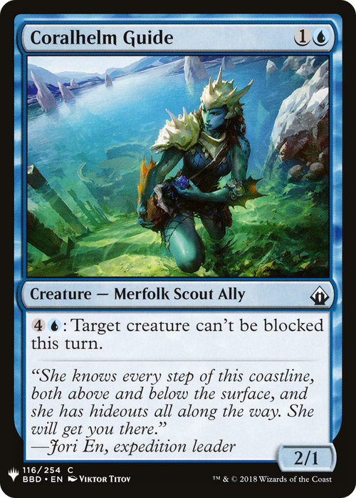Coralhelm Guide (LIST-BBD-116) - The List