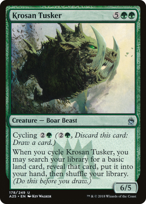 Krosan Tusker (A25-178) - Masters 25 Foil