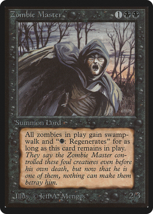 Zombie Master (LEB-) - Limited Edition Beta