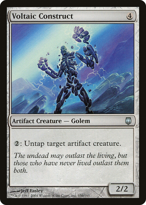 Voltaic Construct (DST-156) - Darksteel Foil