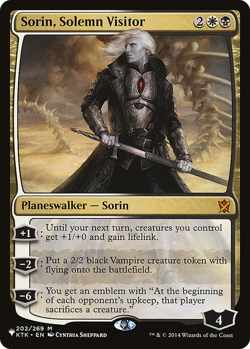 Sorin, Solemn Visitor (LIST-202/269) - The List