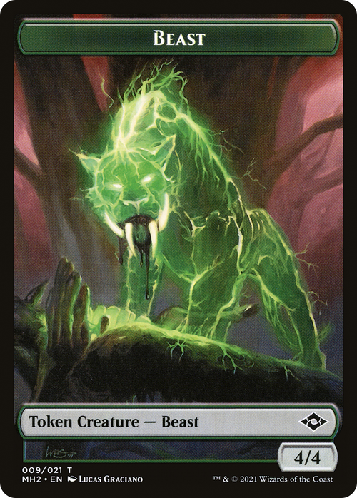 Beast (TMH2-009) - Modern Horizons 2 Tokens Foil