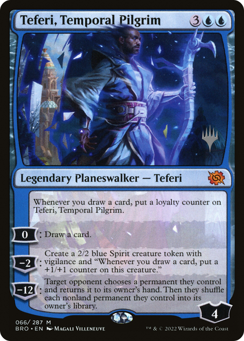 Teferi, Temporal Pilgrim (PPBRO-066) - The Brothers' War Promos