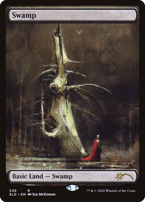 Swamp (539) (Seb Mckinnon) (SLD-539) - Secret Lair Drop Foil
