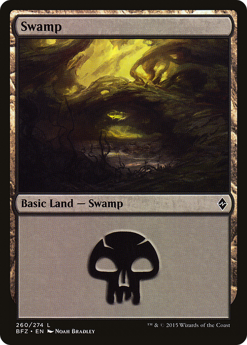Swamp (260) (BFZ-260A) - Battle for Zendikar