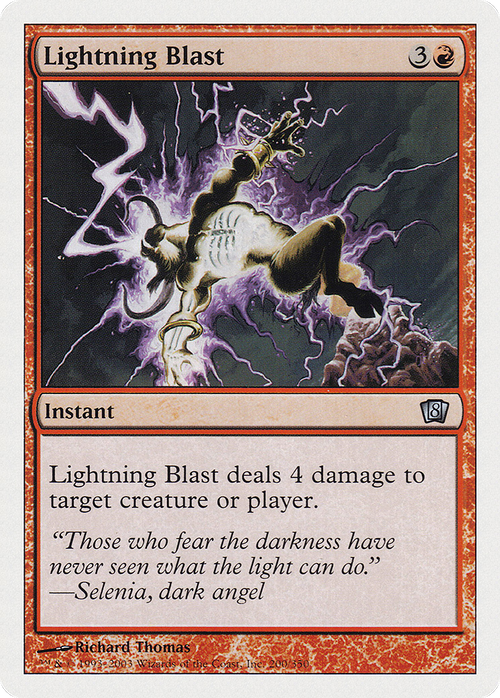 Lightning Blast (8ED-200) - 8th Edition Foil