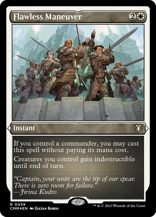 Flawless Maneuver (Foil Etched) (CMM-459) - Commander Masters Foil