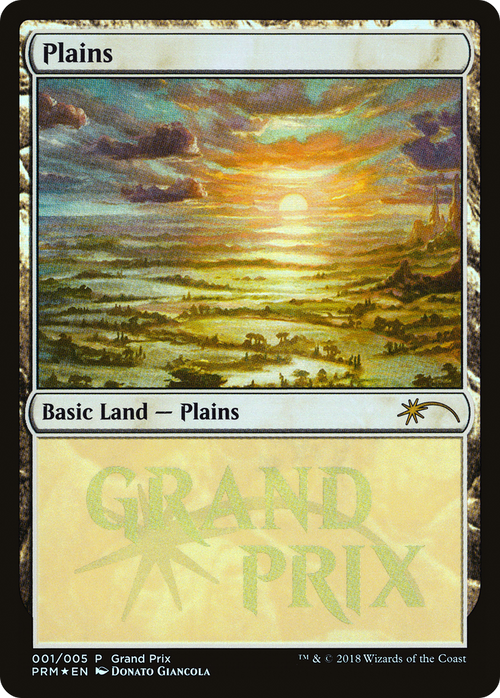 Plains (GPP-2018A) - Grand Prix Promos Foil
