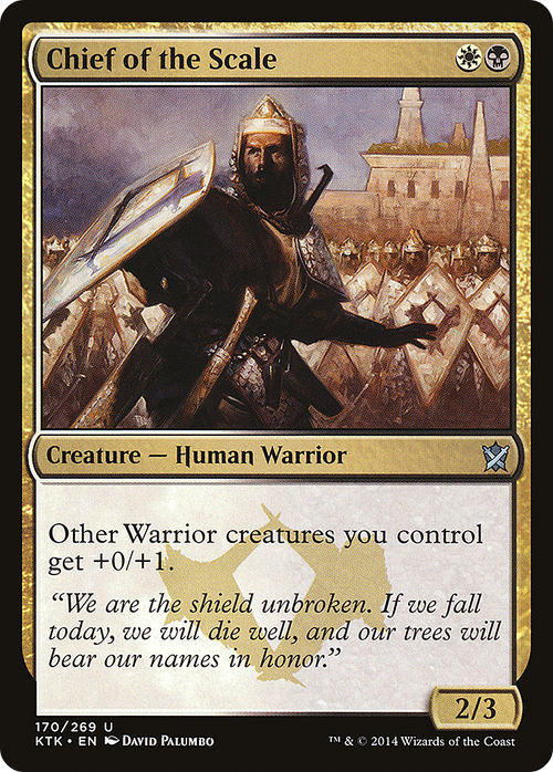 Chief of the Scale (KTK-170) - Khans of Tarkir