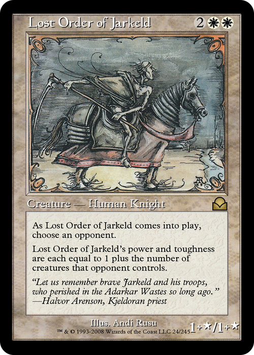 Lost Order of Jarkeld (ME2-024) - Masters Edition II