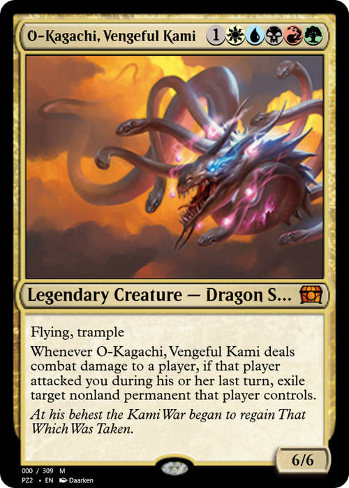 O-Kagachi, Vengeful Kami (PZ2-65733) - Treasure Chest