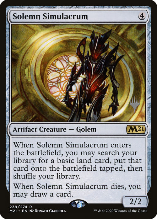 Solemn Simulacrum (PPM21-239P) - Core Set 2021 Promos
