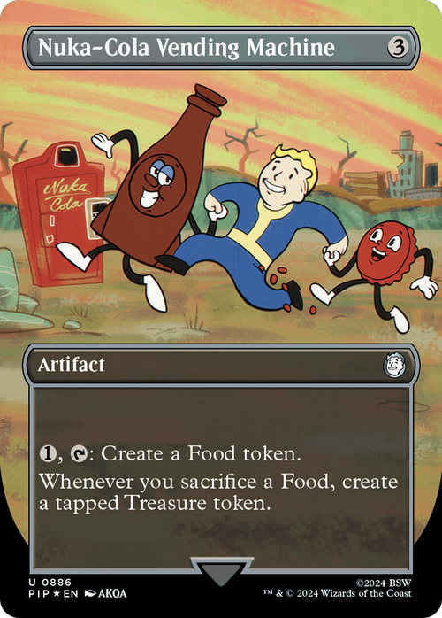 Nuka-Cola Vending Machine (Borderless) (Surge Foil) (PIP-886) - Fallout Foil