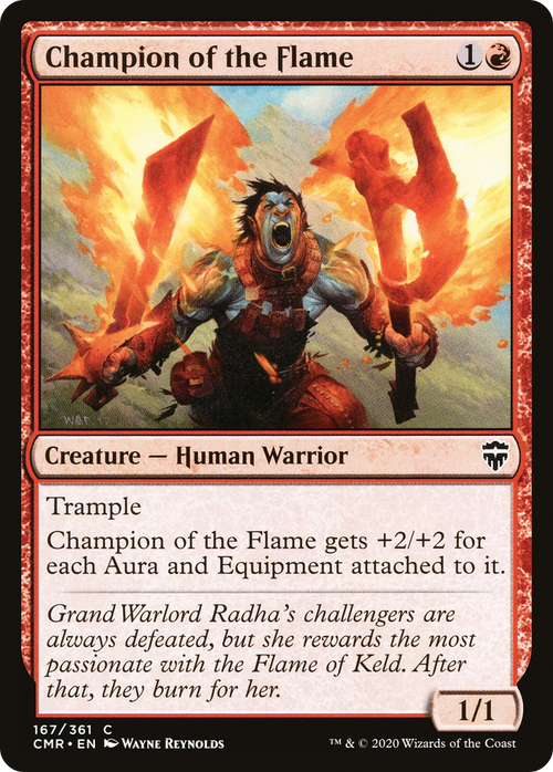 Champion of the Flame (CMR-167) - Commander Legends