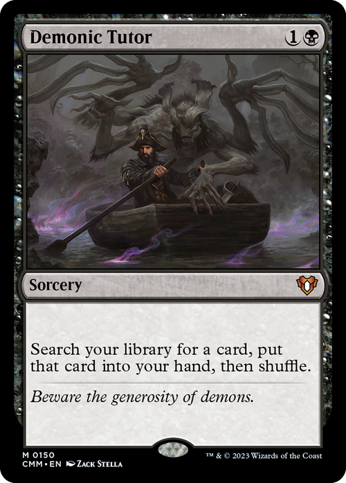 Demonic Tutor (CMM-150) - Commander Masters