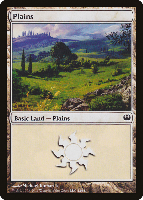 Plains (42) (DDG-042) - Duel Decks: Knights vs. Dragons