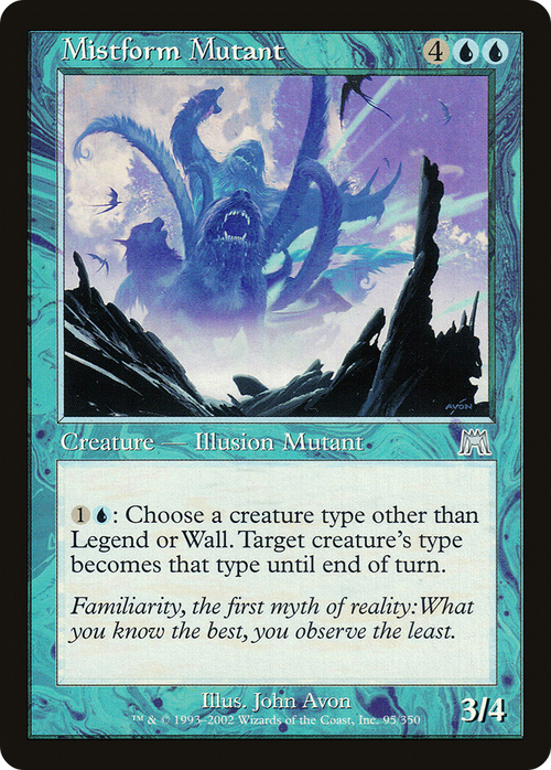 Mistform Mutant (ONS-095) - Onslaught Foil
