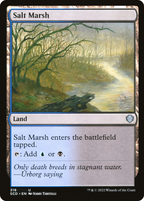 Salt Marsh (SCD-316) - Starter Commander Decks