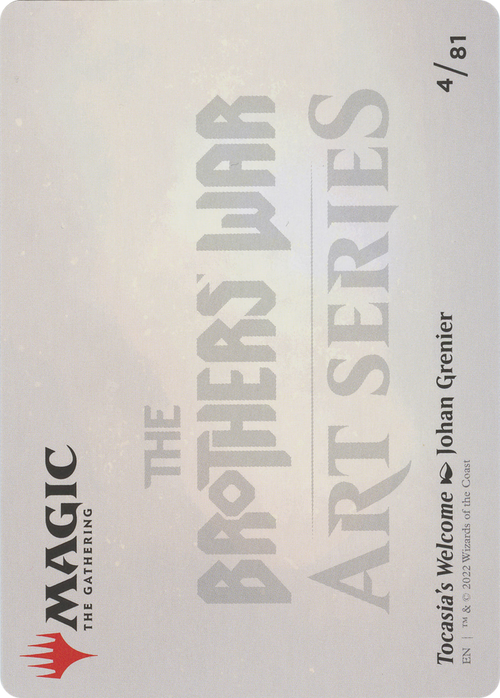 Tocasia's Welcome // Tocasia's Welcome (ABRO-004) - The Brothers' War Art Series (Borderless)