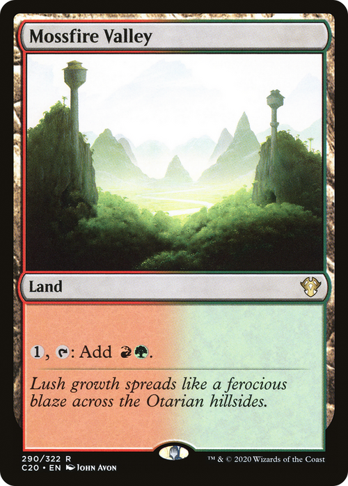 Mossfire Valley (C20-290) - Commander 2020