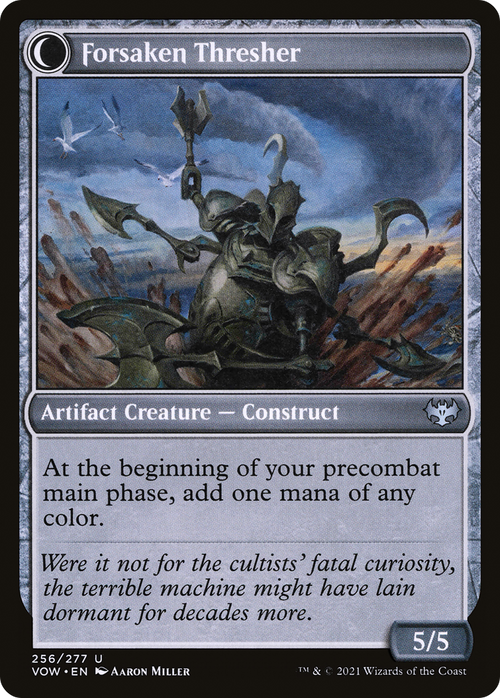 Foreboding Statue (VOW-256) - Innistrad: Crimson Vow: (Double Faced Transform) Foil
