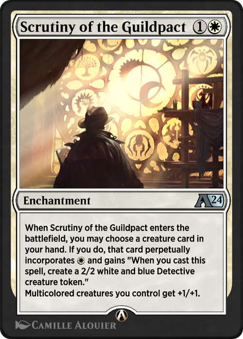 Scrutiny of the Guildpact (YMKM-001) - Alchemy: Murders at Karlov Manor