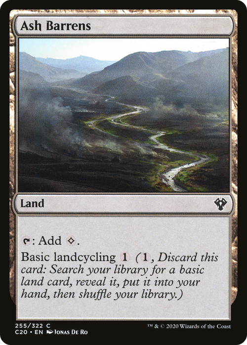 Ash Barrens (C20-255) - Commander 2020