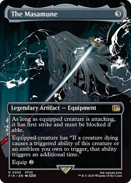 The Masamune (Borderless) (FIN-353) - FINAL FANTASY Foil