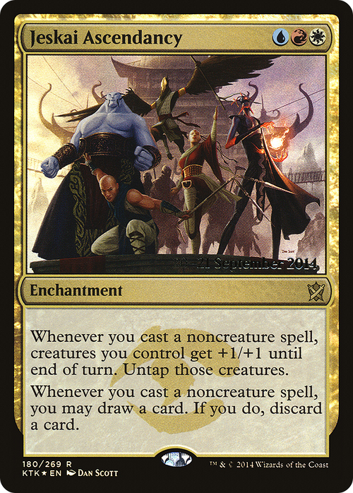 Jeskai Ascendancy (PRE-180S) - Khans of Tarkir Promos Foil
