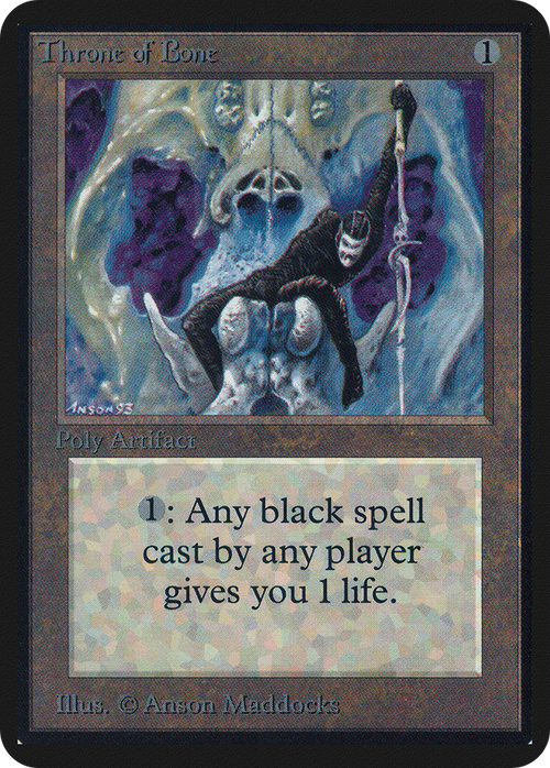 Throne of Bone (LEA-) - Limited Edition Alpha