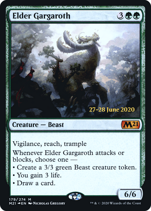 Elder Gargaroth (PRE-179S) - Core Set 2021 Promos Foil