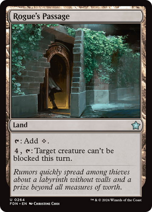 Rogue's Passage (FDN-264) - Foundations Foil