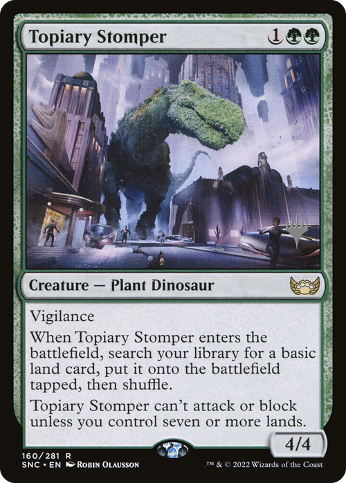 Topiary Stomper (PPSNC-160) - Streets of New Capenna Promos