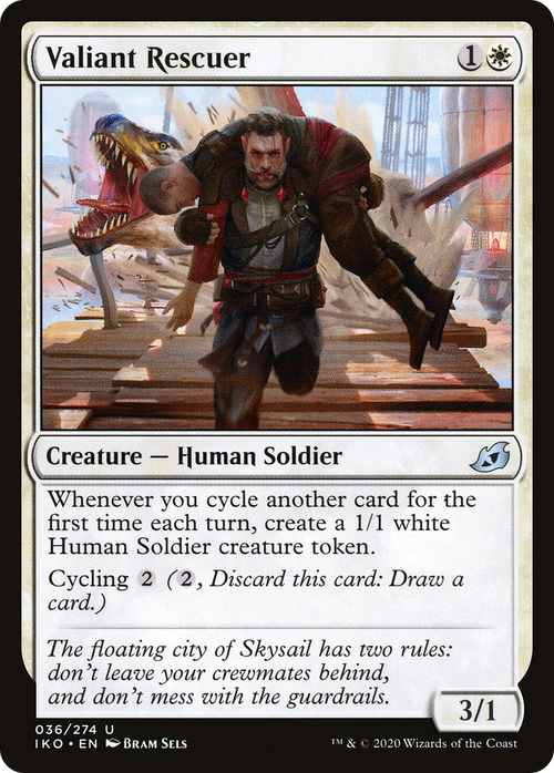 Valiant Rescuer (IKO-036) - Ikoria: Lair of Behemoths Foil