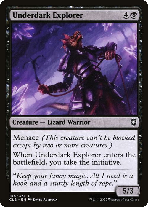 Underdark Explorer (CLB-154) - Commander Legends: Battle for Baldur's Gate Foil