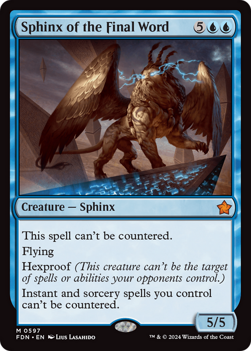 Sphinx of the Final Word (0597) (FDN-597) - Foundations