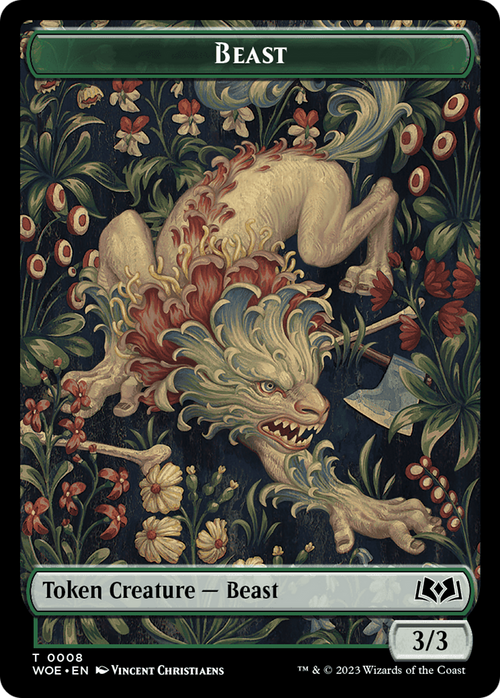 Beast (TWOE-008) - Wilds of Eldraine Tokens Foil