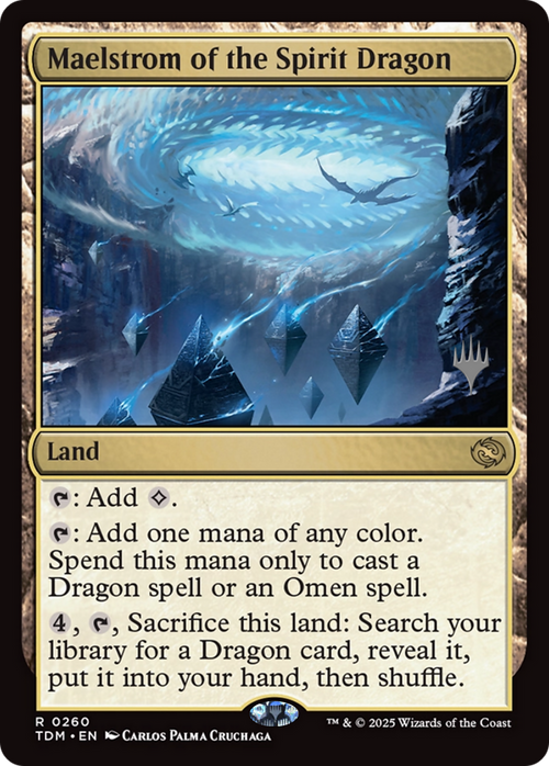 Maelstrom of the Spirit Dragon (PPTDM-260P) - Promo Pack: Tarkir: Dragonstorm Foil