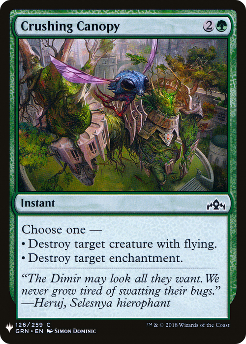 Crushing Canopy (LIST-GRN-126) - The List
