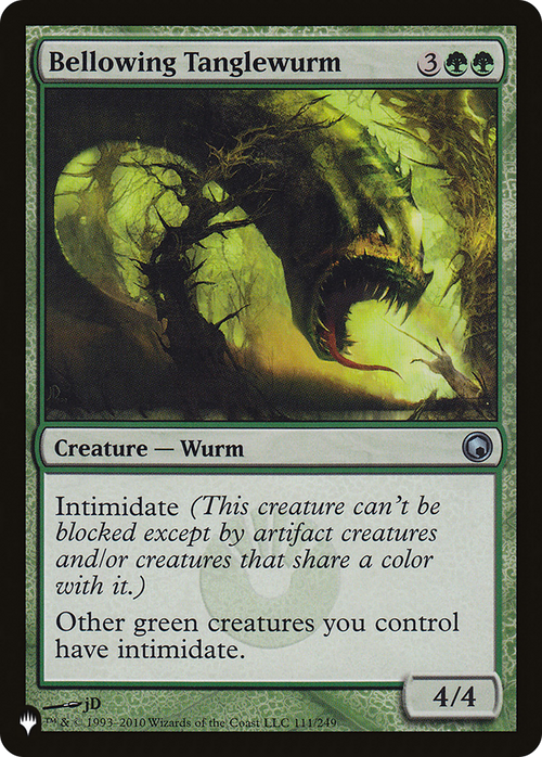 Bellowing Tanglewurm (LIST-111/249) - The List