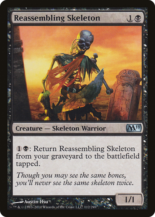 Reassembling Skeleton (M11-112) - Magic 2011 Foil