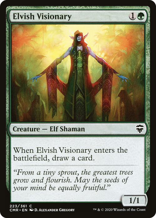 Elvish Visionary (CMR-223) - Commander Legends
