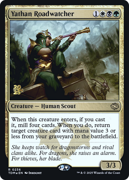 Yathan Roadwatcher (PRE-236S) - Prerelease Cards Foil